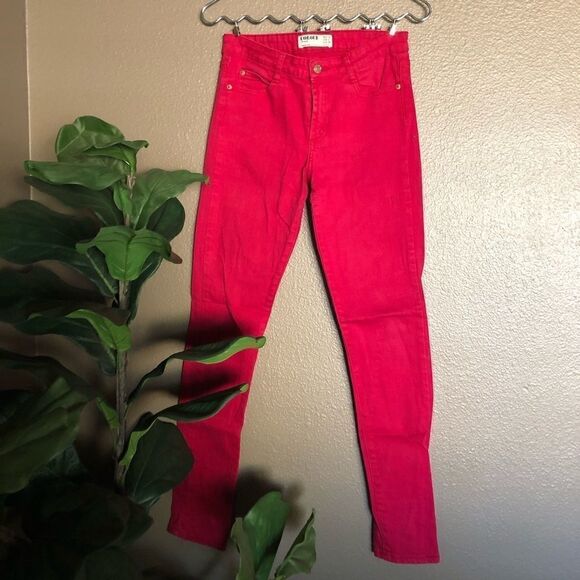 Cotton On | Red Stretchy Skinny Jeans - Picture 1 of 5